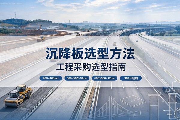 回民沉降板选择方法
