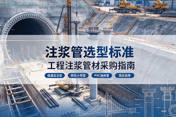 回民注浆管选型标准