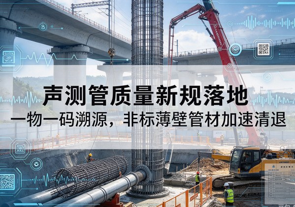 回民声测管质量新规落地，一物一码溯源，非标薄壁管材加速清退