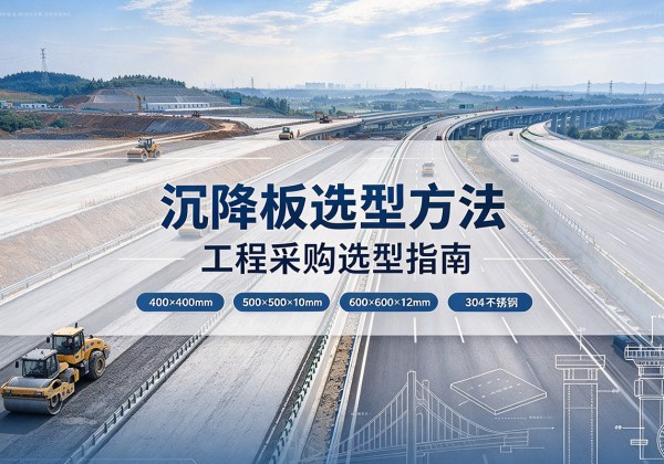 回民沉降板选择方法